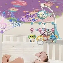 Musical Baby Mobile Projection Remote Newborn Sensory Toys