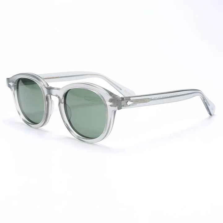Polarized Sunglasses Vintage Round Acetate Frame Summer 2026 Driving Glare Reduction Gift Idea
