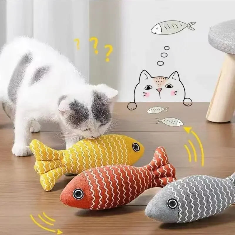 Catnip Plush Toy for Kittens and Puppies - Teeth Grinding Pillow, Cute Pet Accessories