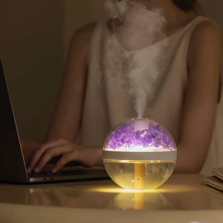 270ML Air Humidifier USB Rechargeable with LED Light Mist Maker