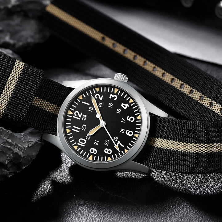 Military Quartz Field Watch 37mm Sapphire Fall 2025