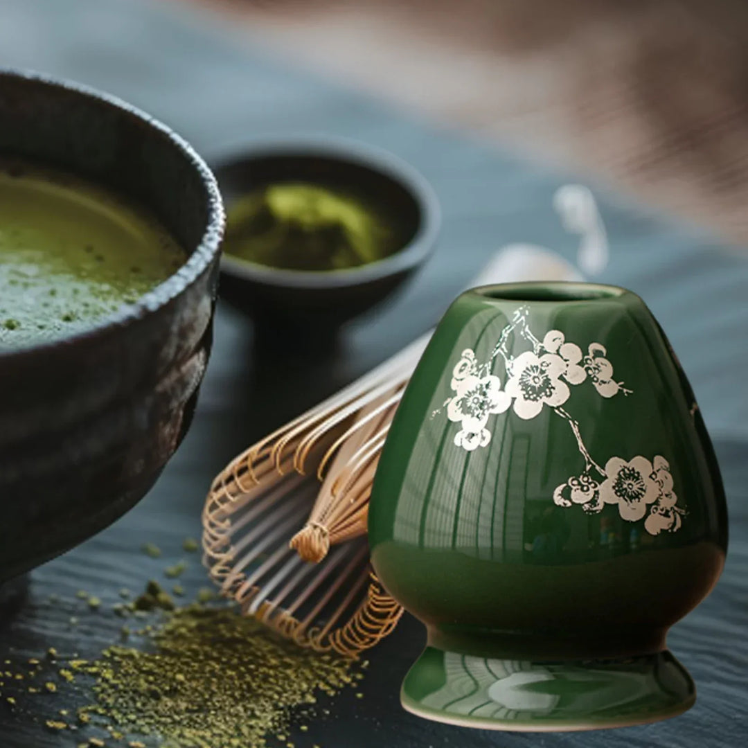 Matcha Whisk Holder Ceramic Chasen Stand Home Teaware
