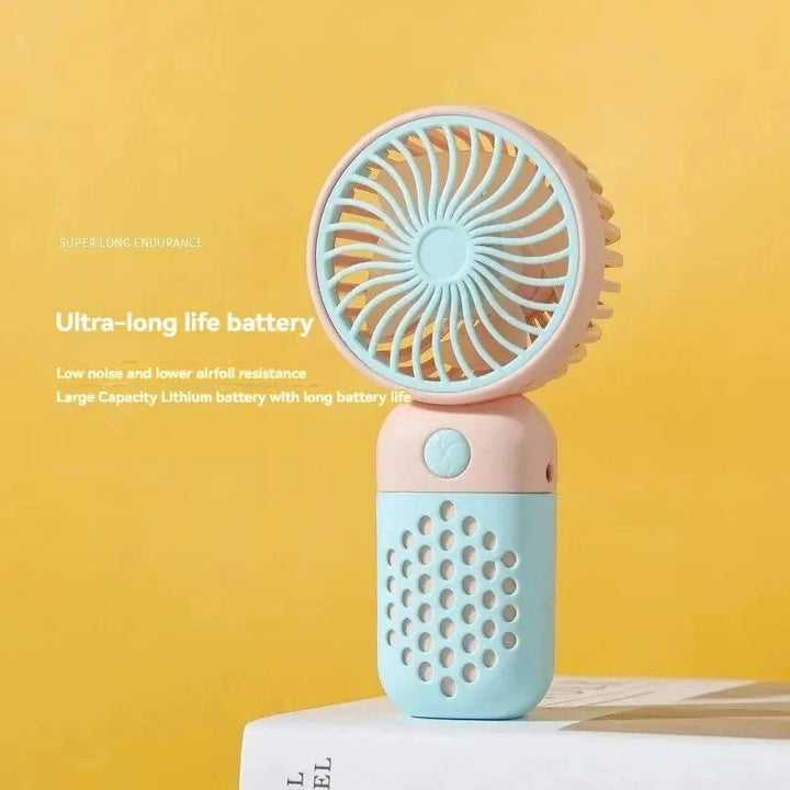 New Handheld Charging Fan - Cute Mini USB Pocket Fan for Students