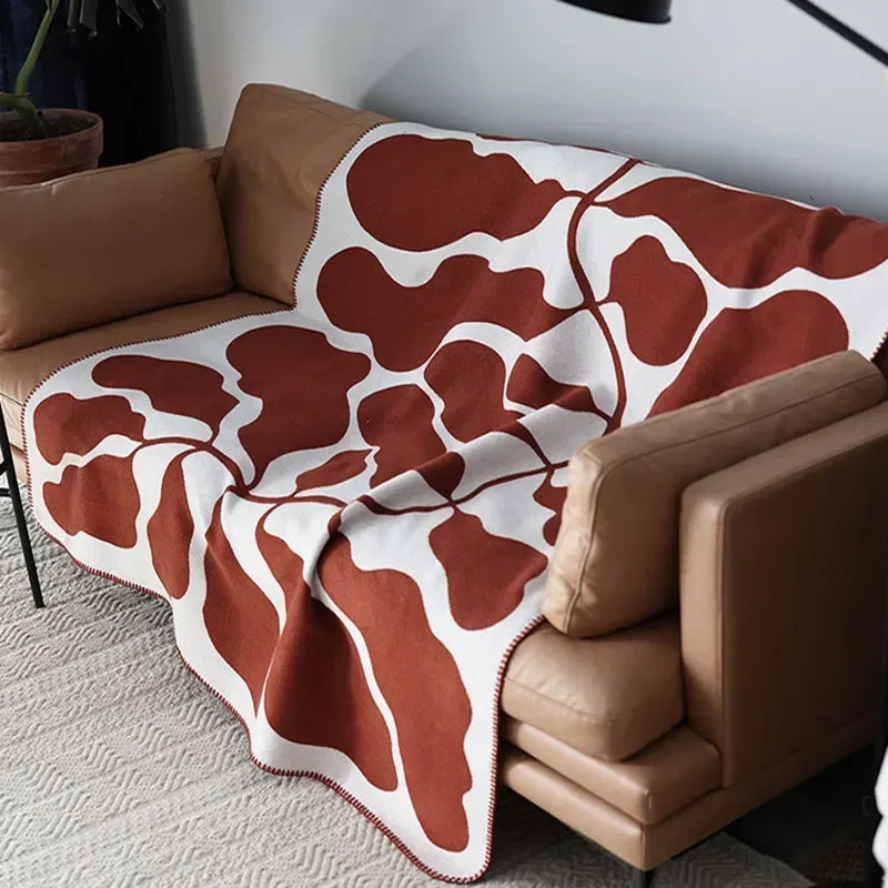 Jacquard Imitation Cashmere Throw Blanket – Soft Luxury Sofa Bedspread Nordic Geometric Shawl Home Decor 2026