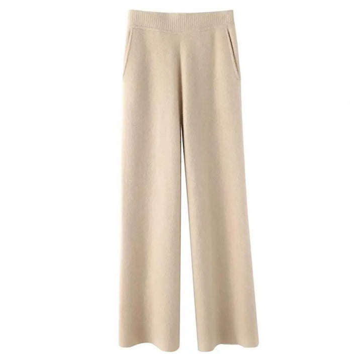 Drape High Waist Wide Leg Pants For Women Casual Loose Fit, Autumn Winter Pants