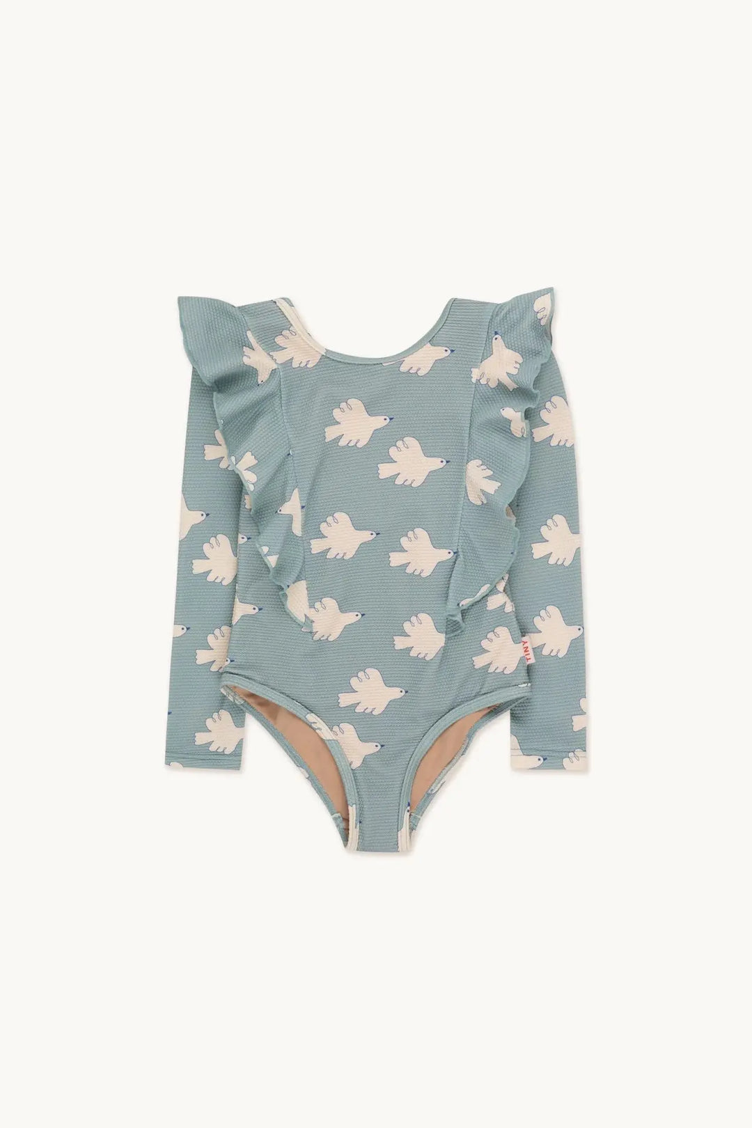 Lightweight unisex one-piece swimsuit - casual cut, nylon, beach &amp; pool wear for kids