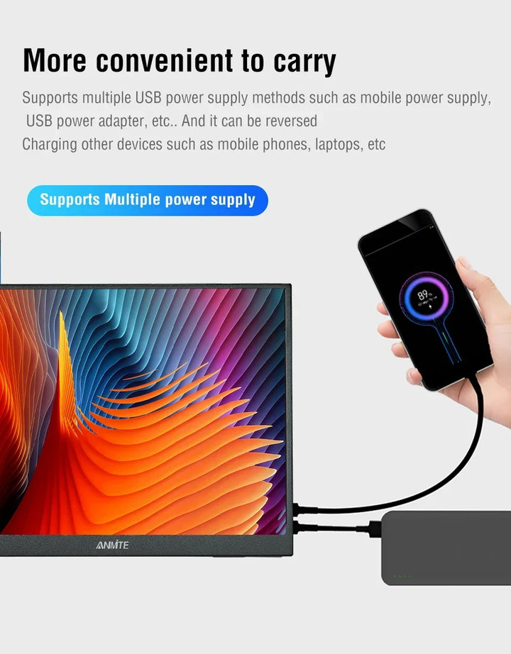 Portable Monitor 14.1 Inch Touch IPS HDR10 Second Screen