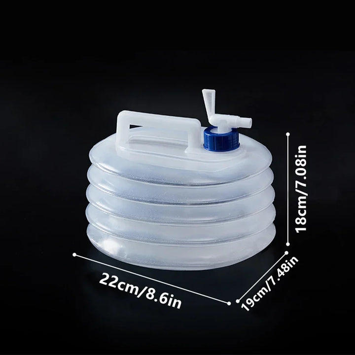 Portable Foldable Collapsible Water Bag 5–15L – Outdoor Camping Hiking Picnic Emergency Carrier 2026
