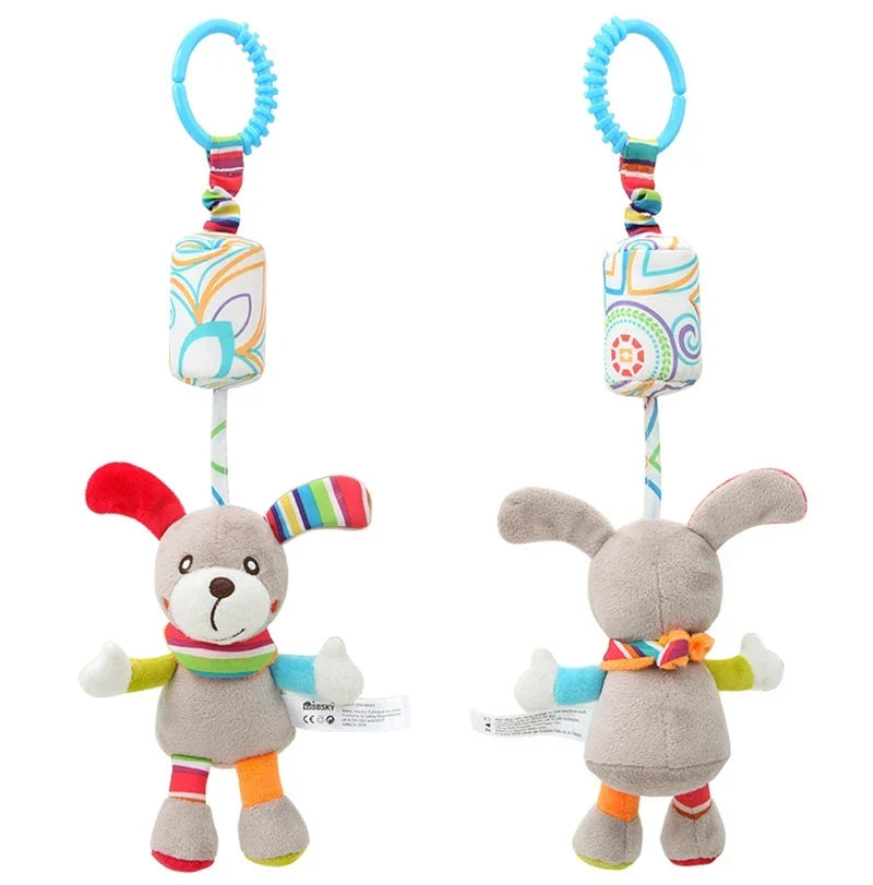 Baby Rattle Hanging Plush Toy Newborn Sensory Toys Gift