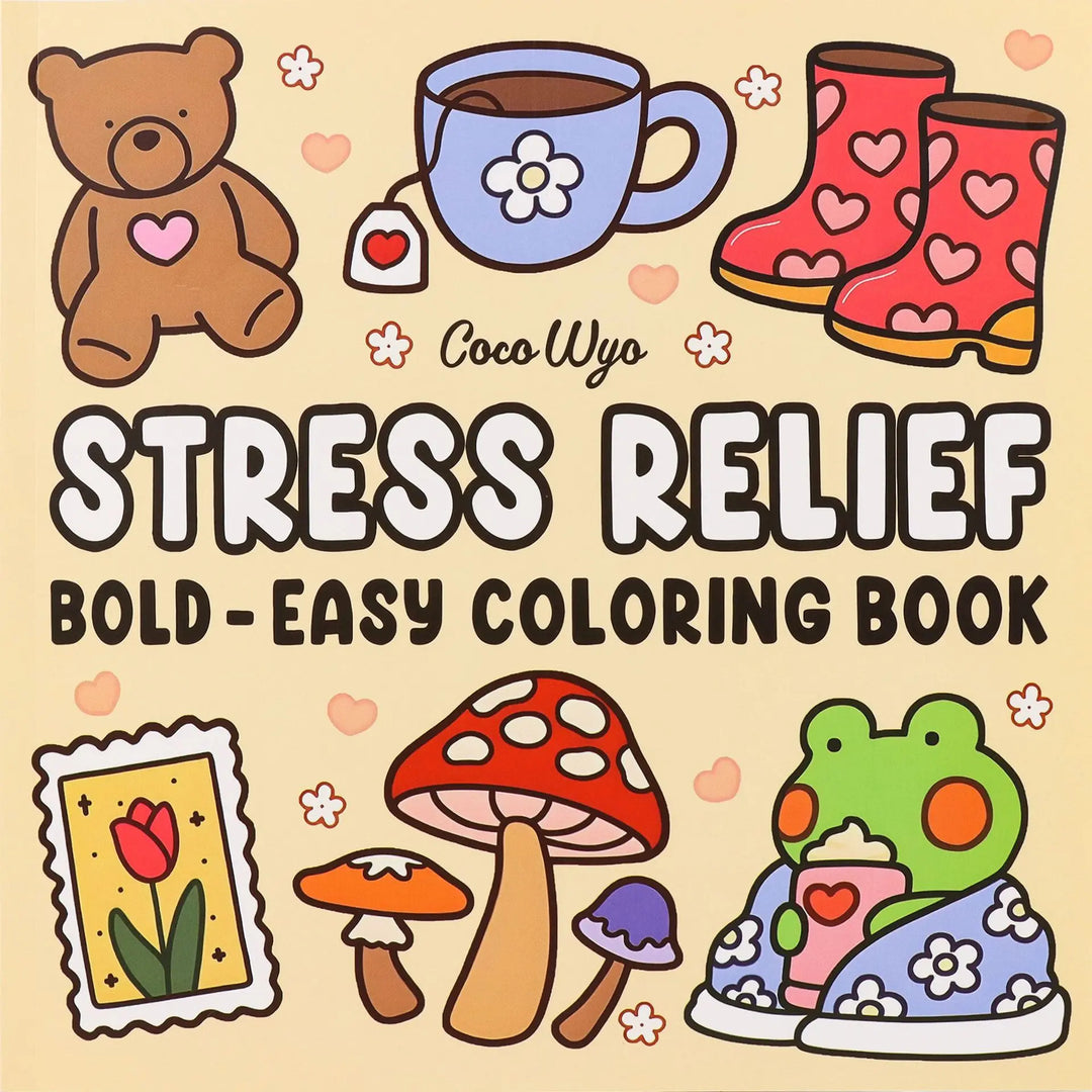 Adult colouring Book Cute Hygge Creatures Calming Relaxation Fall 2025 Mindfulness Gift
