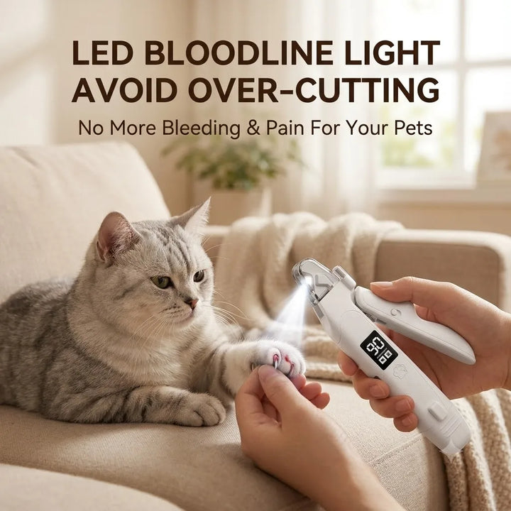 2-in-1 Pet Nail Clipper &amp; Grinder with LED Blood Line Light – USB-C Rechargeable Dog Cat Trimmer 2026