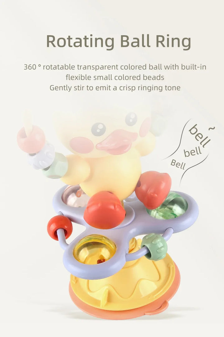 Baby Soothing Rattle Suction Cup Newborn Sensory Toys