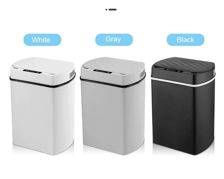 Smart Sensor Trash Can Rectangular Kitchen Bathroom