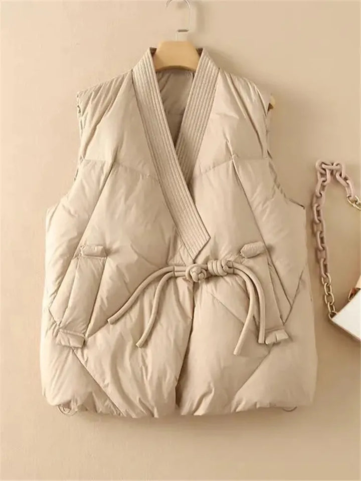Insulating Womens Vest - Cropped Quilted, Streetwear