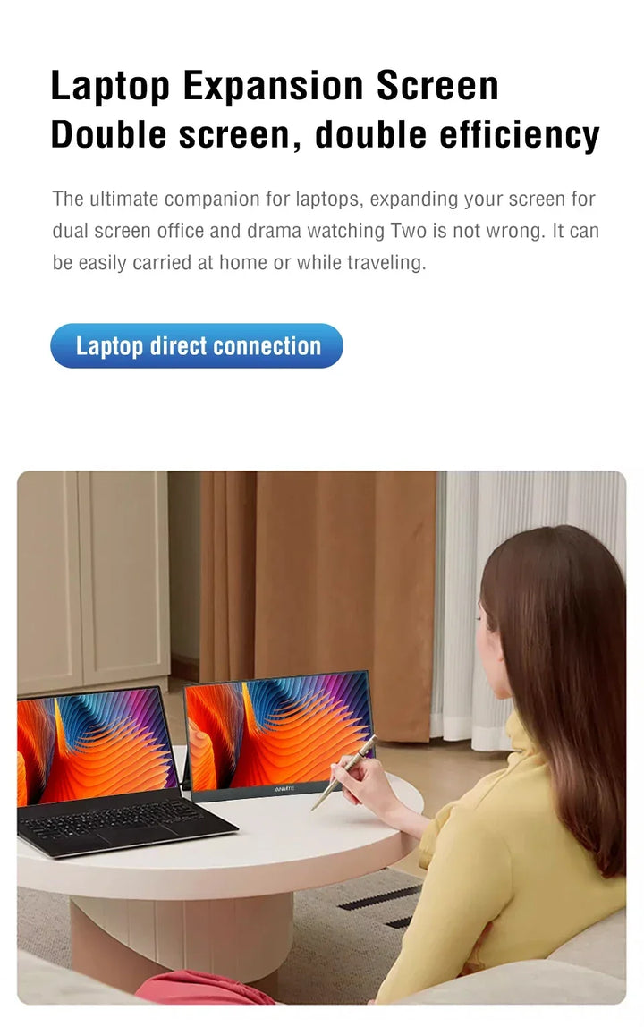 Portable Monitor 14.1 Inch Touch IPS HDR10 Second Screen