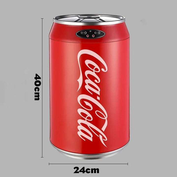 Automatic Induction Trash Can Round Kitchen Bin 24x40cm