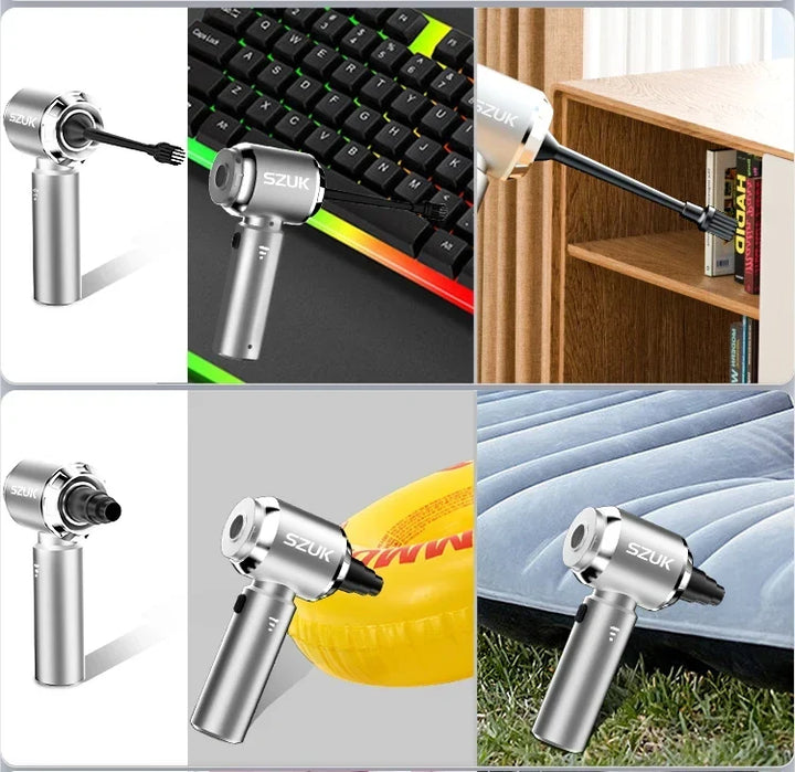 Car Vacuum Cleaner Wireless Mini Handheld Strong 6000mAh
