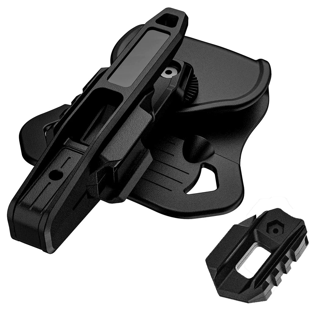 Nylon Pistol Belt Holster - Universal Fit for Double Stack 9mm Handguns, Airsoft and Outdoor Carry