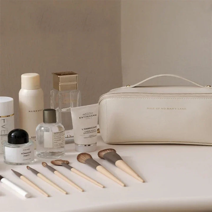 Large Travel Cosmetic Bag For Women - High-Capacity Makeup Organizer Pouch