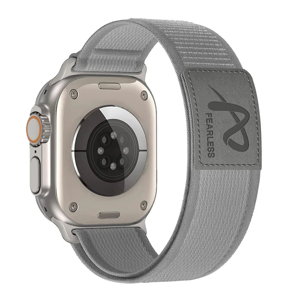 Nylon Trail Loop Apple Watch Band - Breathable Sport Strap for Ultra 3 2, Series 11 10 9 8 7 41-49mm