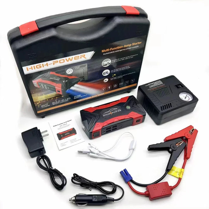 Car Jump Starter Multi Function Portable Power Bank 99800mAh 3000A Emergency Start USB Output Viral Fall 2025 Gift