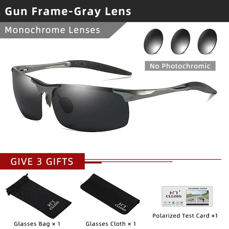 Photochromic Sunglasses Polarized Day Night Driving Glasses With Anti Glare UV Protection Summer 2026