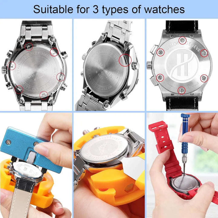 Watch Repair Tool Kit All In One 32-Piece Set Fall 2026 DIY Repair Kit With Screwdrivers Case Opener Tweezers
