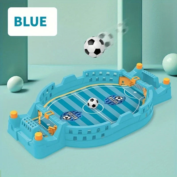 Interactive Soccer Game for Kids -2-Player Tabletop Fun, Parent-Child Activity, Portable Puzzle Game in Blue/Green