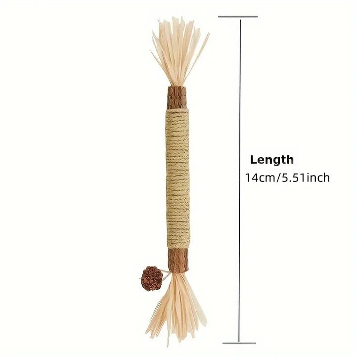 1Pc 14cm Cat Toys Silvervine Chew Stick for Kitty Teeth Cleaning Pet Supplies