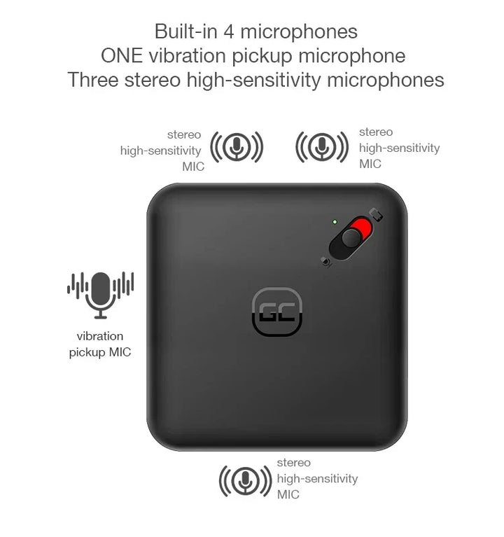 Mini Voice Recorder Clip On Magnetic Phone Dictaphone