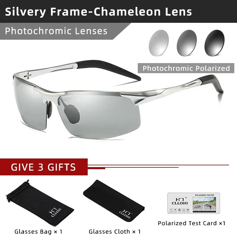 Photochromic Sunglasses Polarized Day Night Driving Glasses With Anti Glare UV Protection Summer 2026