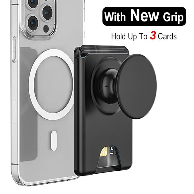 Magnetic Wallet With Expanding Grip For Phones Universal Card Holder Case Anti Scratch And Dustproof Back To School 2026
