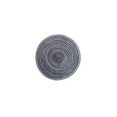 6pcs Round Woven Ramie Placemats - Non-Slip Table Mats for Dining, Kitchen &amp; Cafe Use