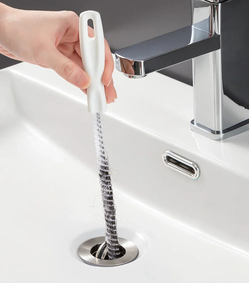 Drain Cleaner Brush Flexible Hair Clog Remover Bathroom Sink Tool Spring Cleaning 2026 Eco Friendly