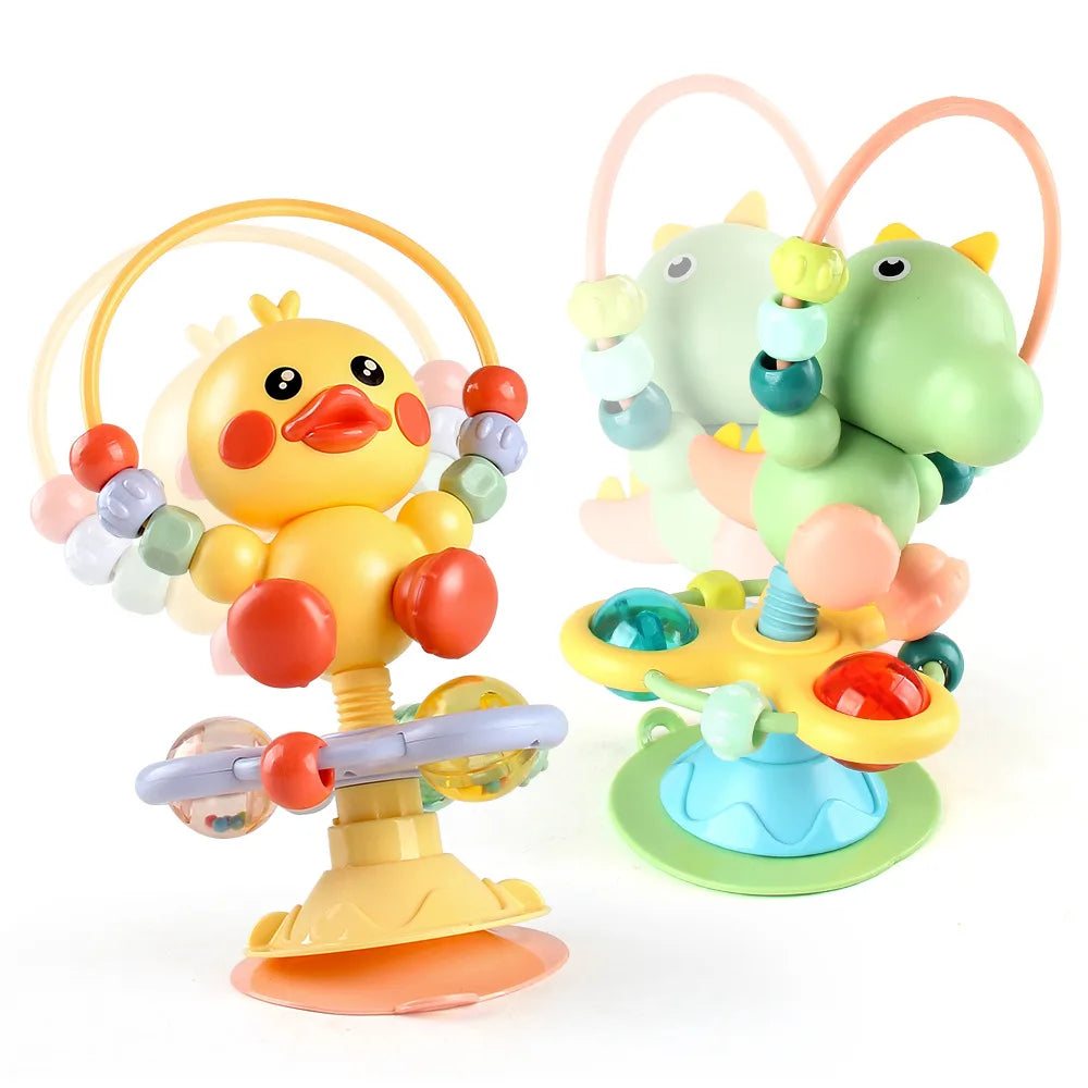 Baby Soothing Rattle Suction Cup Newborn Sensory Toys