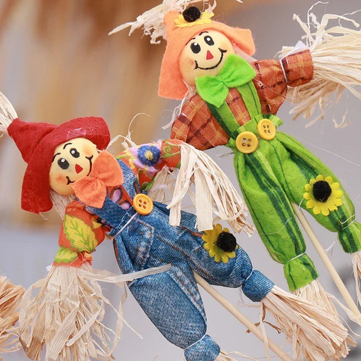 Scarecrow Decoration For Garden And Yard Outdoor Halloween Decor Autumn Harvest Festive Accent