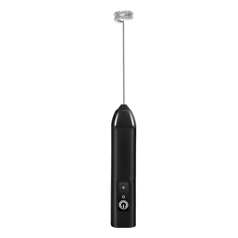 USB Rechargeable Electric Milk Frother 3-Speed – Handheld Foam Maker Egg Beater Coffee Drink Wand 2026