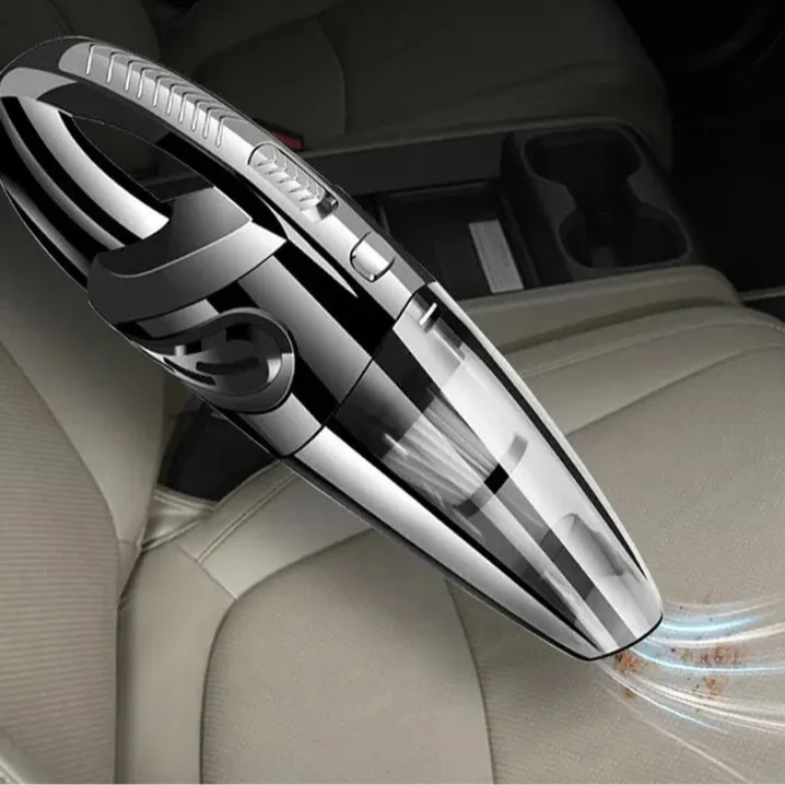 Portable Cordless Handheld Vacuum Cleaner - Powerful Cyclone Suction, Quick Charge for Home &amp; Car Cleaning