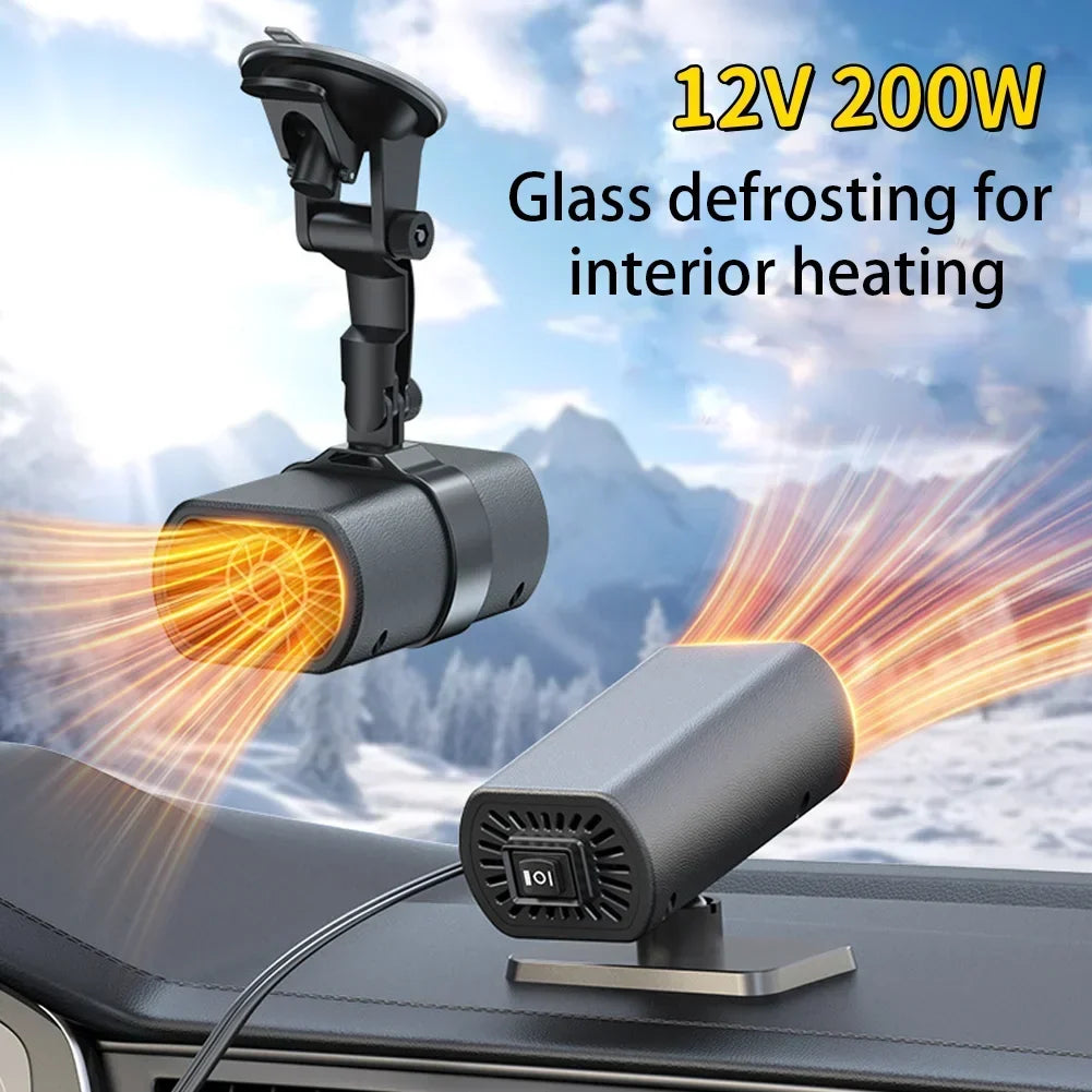 Car Heater Demister With Strong Suction Cup Defogger For Clear Windshield In Winter 2025