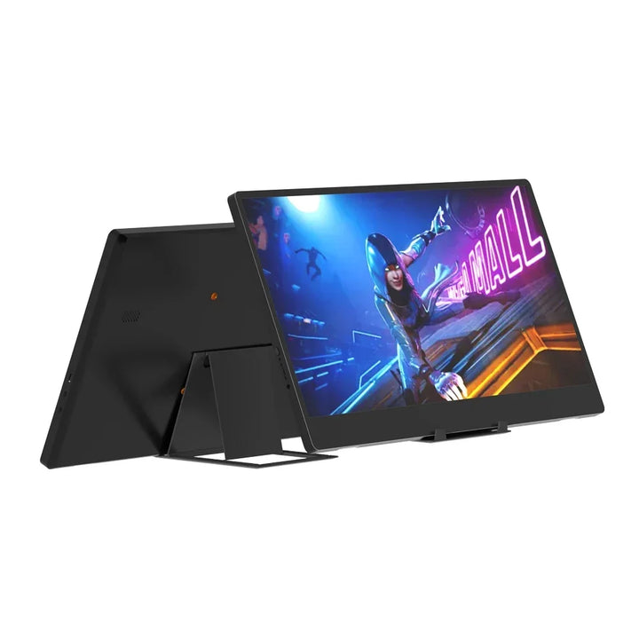 Portable 14 Inch Monitor 178 Degree View Built In Speaker