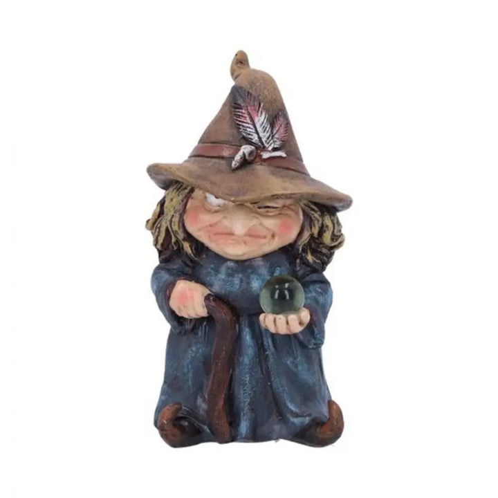 Resin Witch Statue Waterproof Garden Gnome Figurine Indoor Outdoor Halloween Decor 2026 Gift Idea