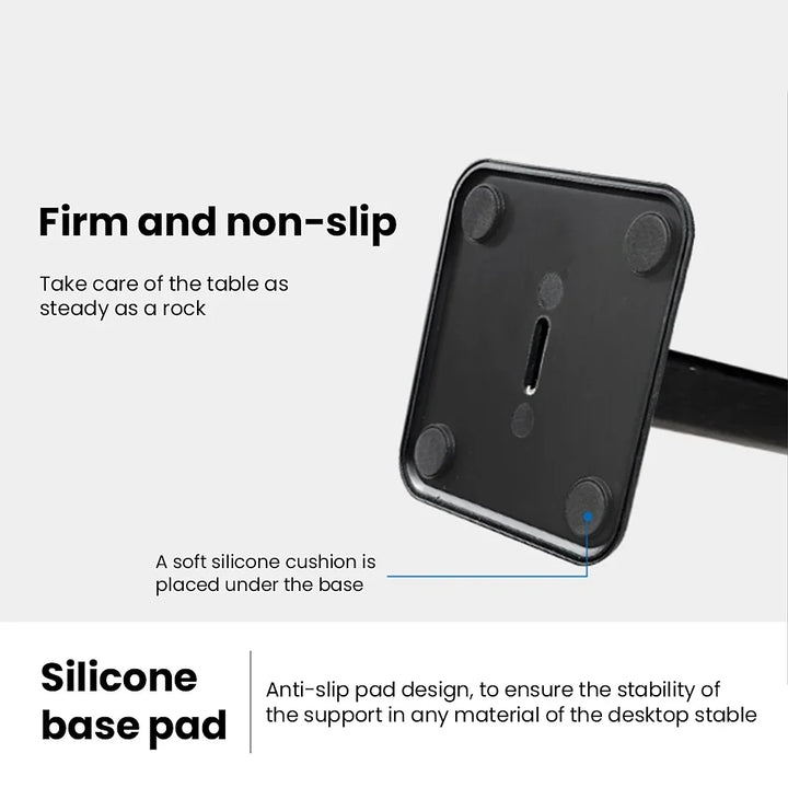 Non-Slip Aluminum Headphone Stand Rack - Universal Holder for AirPods Max, Beats, Bose, Sony