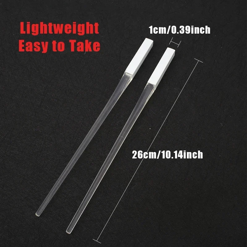 LED Luminous Lightsaber Chopsticks - Light Up Star Wars Party Tableware, Fun Kitchenware for Kids
