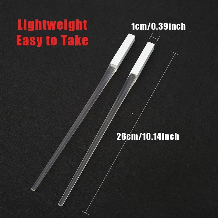 LED Luminous Lightsaber Chopsticks - Light Up Star Wars Party Tableware, Fun Kitchenware for Kids
