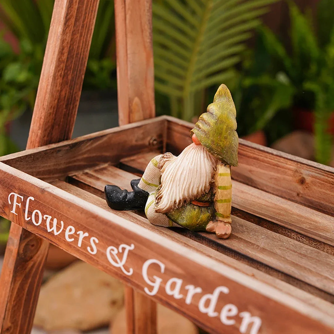 Garden Gnome Statue Resin Outdoor Decor Spring 2026 Gift Idea for Pots and Mini Landscapes