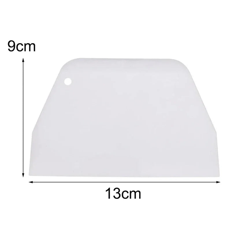 Multipurpose Dough Cutter Bowl Scraper - 13cm Kitchen Tool for Baking, Fondant, Cream, DIY Pastry and Cake
