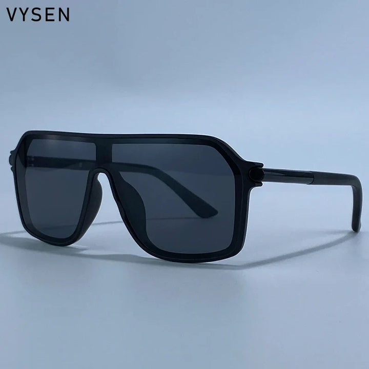 Sunglasses Shield OnePiece Steampunk Oversized Metal Frame Sports Sunglasses Fall 2026 Trend Premium Build