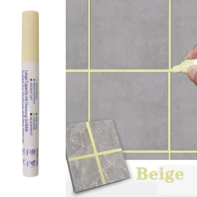 Waterproof Grout Pen Tile Marker Permanent Seam Repair Bathroom Kitchen Floor Wall
