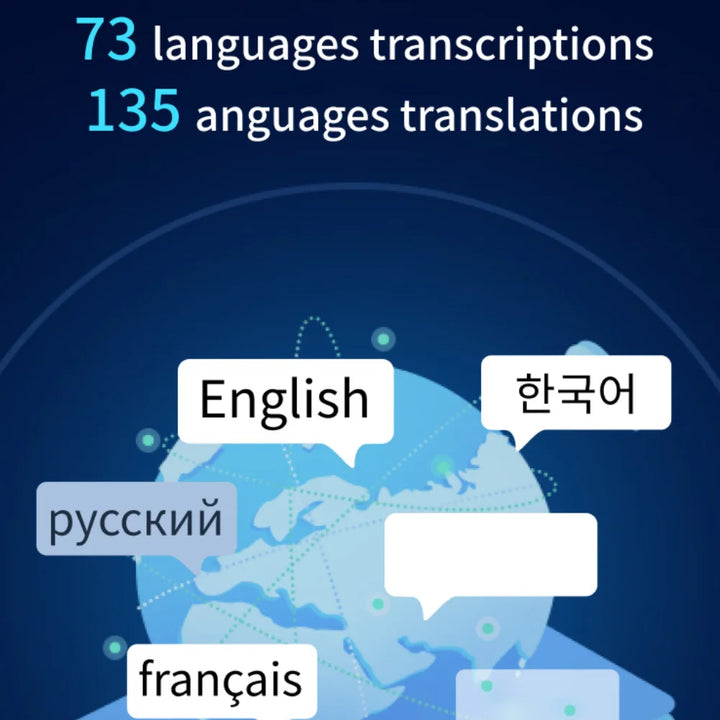 AI Voice Recorder with Transcription and Summarization - 135-Language Smart Notetaker for Meetings 2026