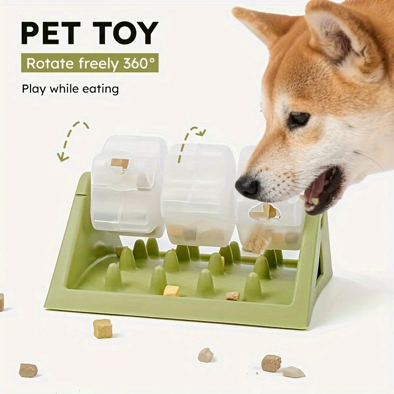 Dog Puzzle Feeder Interactive Dispenser Fall 2026 Gift Idea Leak Proof Durable PP Plastic